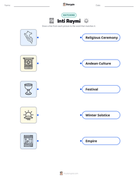 Inti Raymi printable worksheet preview