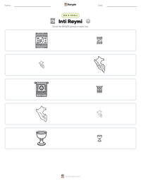 Inti Raymi printable worksheet preview