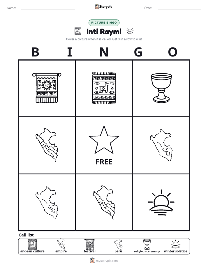 Picture Bingo