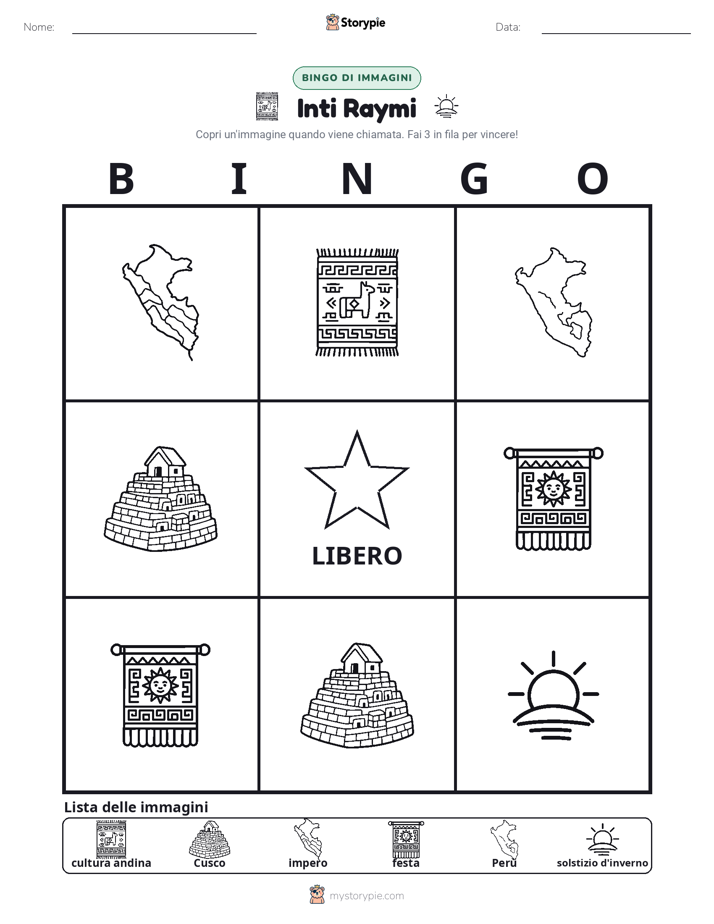 Bingo delle Immagini