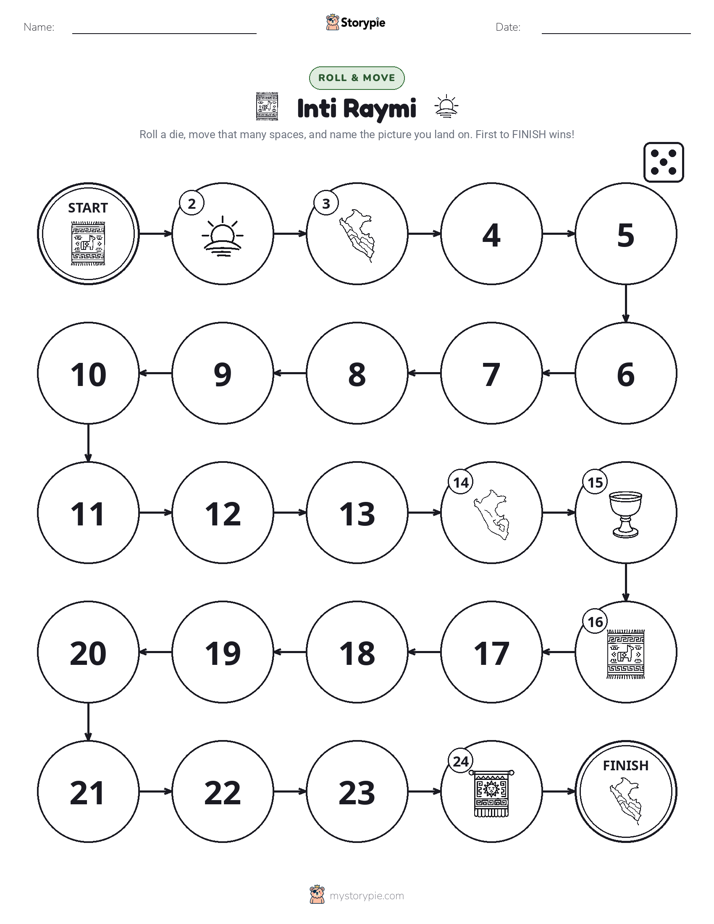 Roll & Move Game