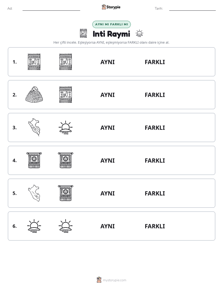 Aynı mı Farklı mı