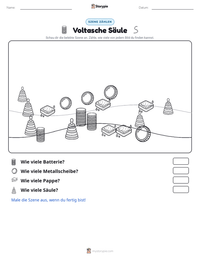 Voltasche Säule druckbare Arbeitsblatt Vorschau
