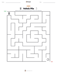 Voltaic Pile printable worksheet preview