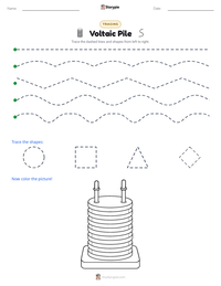 Voltaic Pile printable worksheet preview