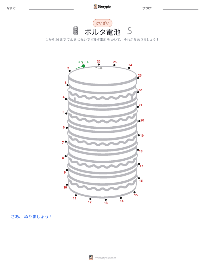 点つなぎ