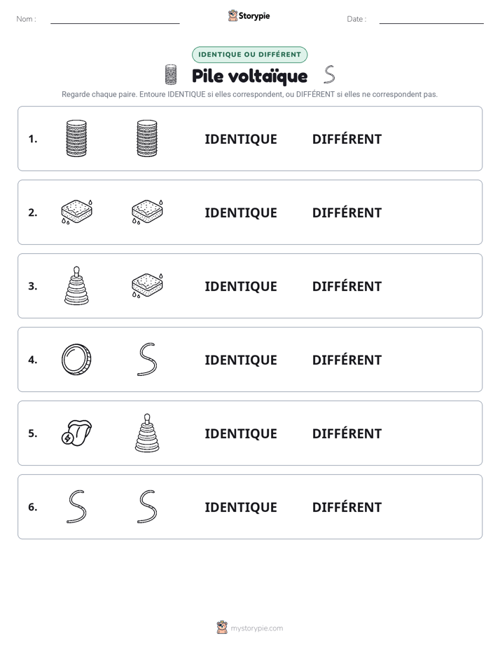 Identique ou Différent