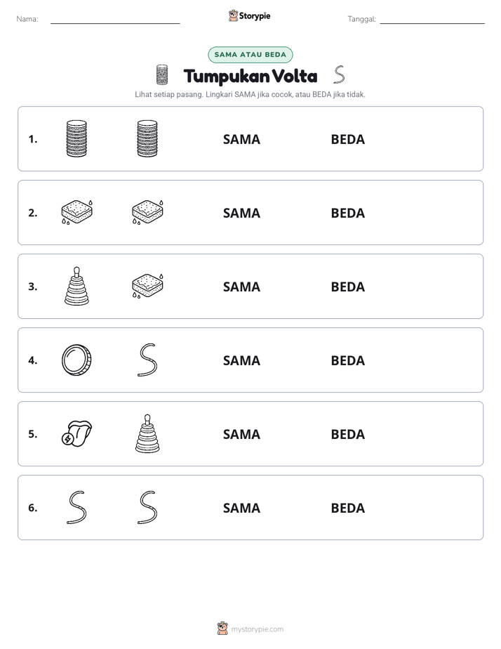 Sama atau Berbeda