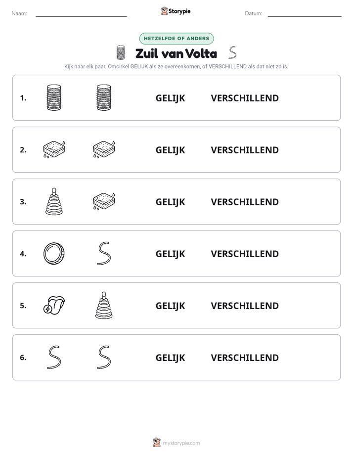 Zelfde of Verschillend