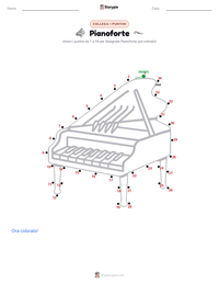 Anteprima della scheda stampabile di Pianoforte