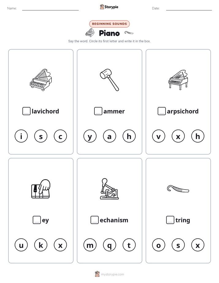 Beginning Sounds