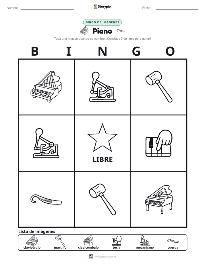 Bingo de Imágenes