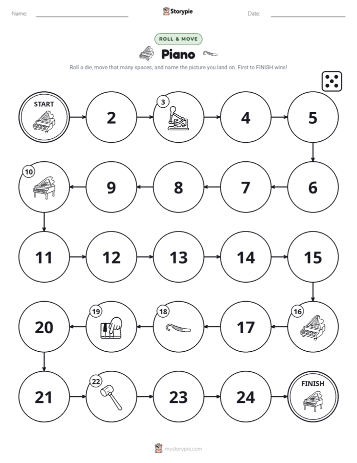 Roll & Move Game