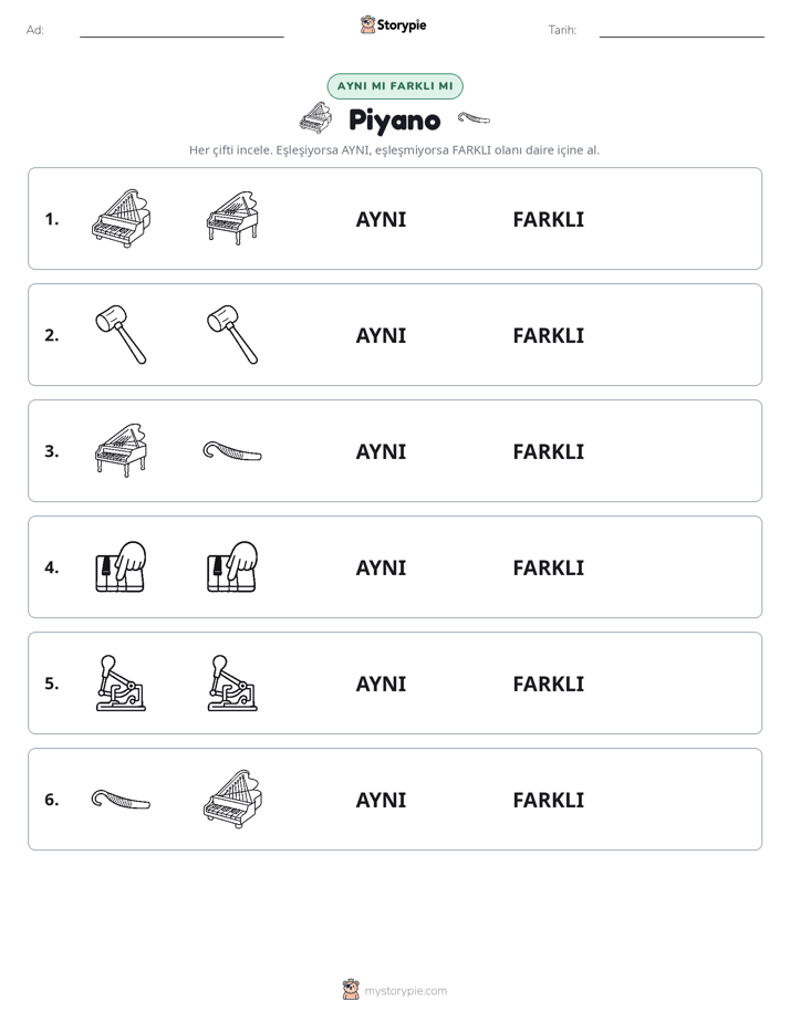 Aynı mı Farklı mı