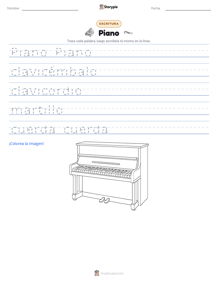 Práctica de Escritura
