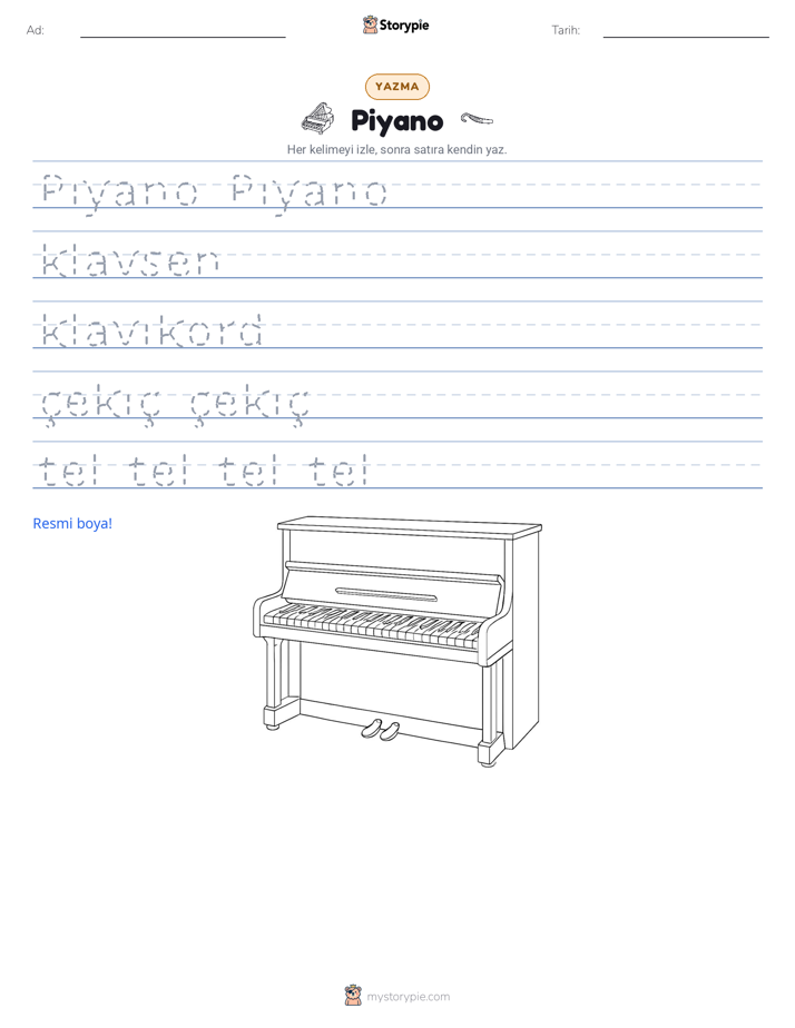 Yazma Pratiği