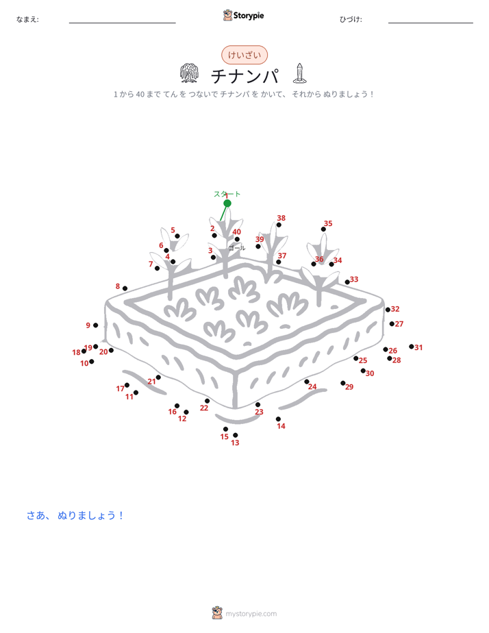 点つなぎ