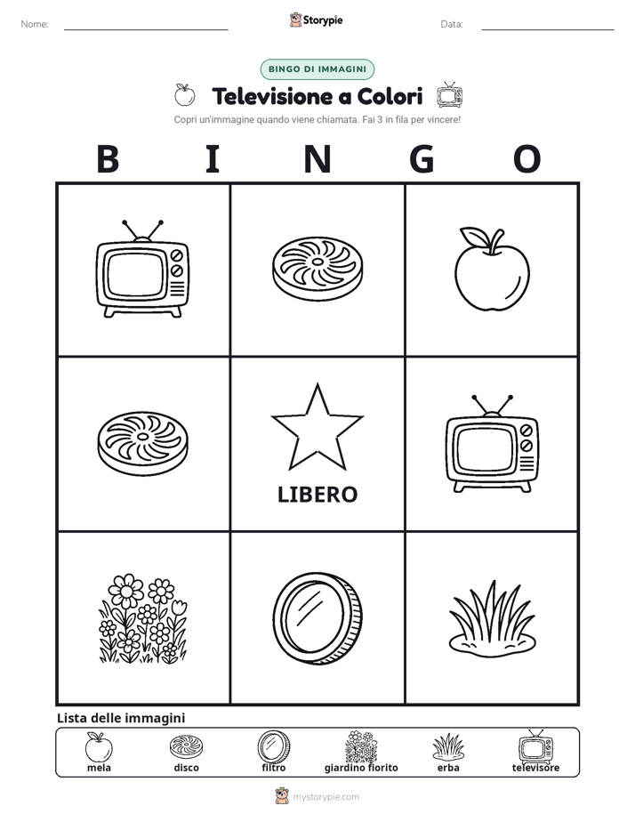 Bingo delle Immagini