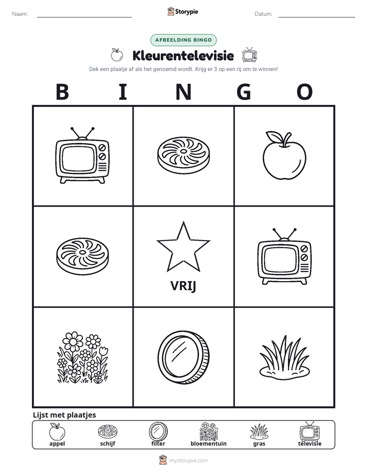 Afbeelding Bingo
