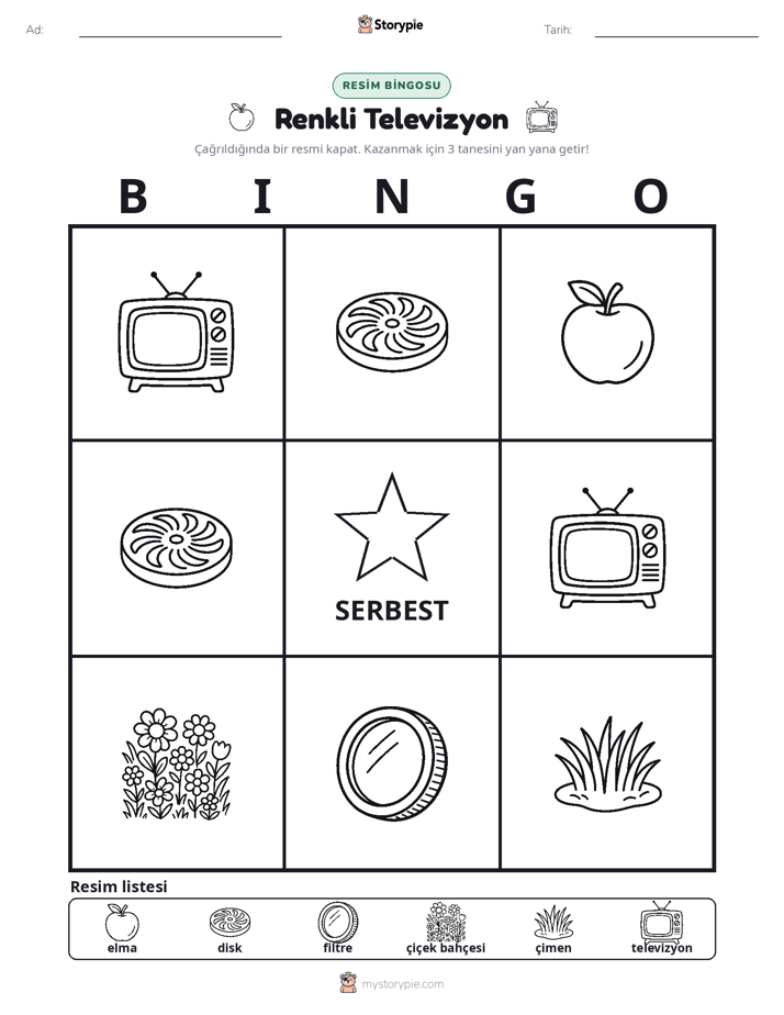 Resim Bingo