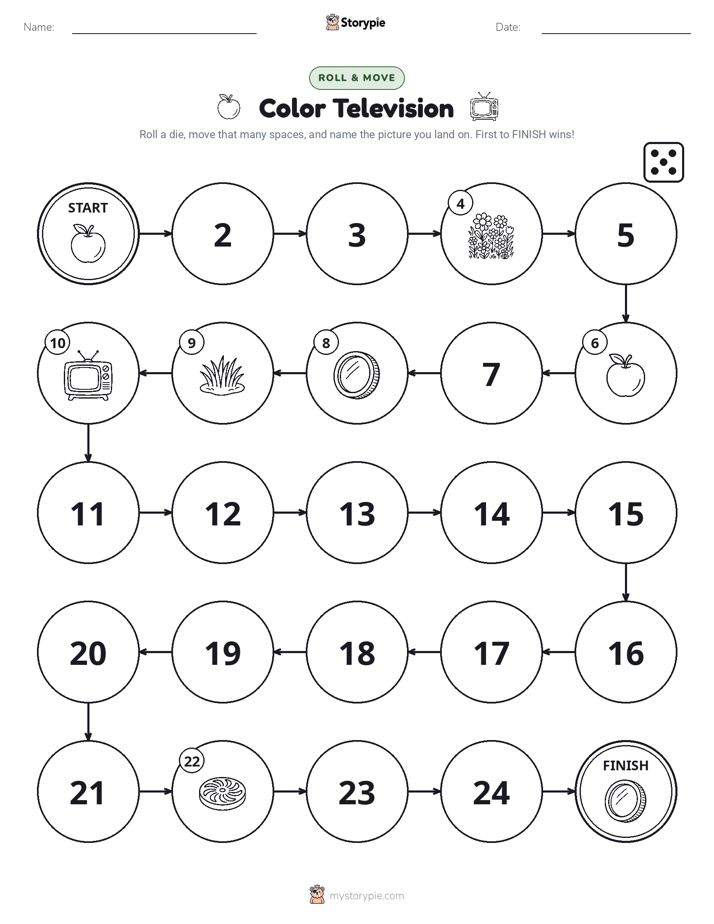 Roll & Move Game