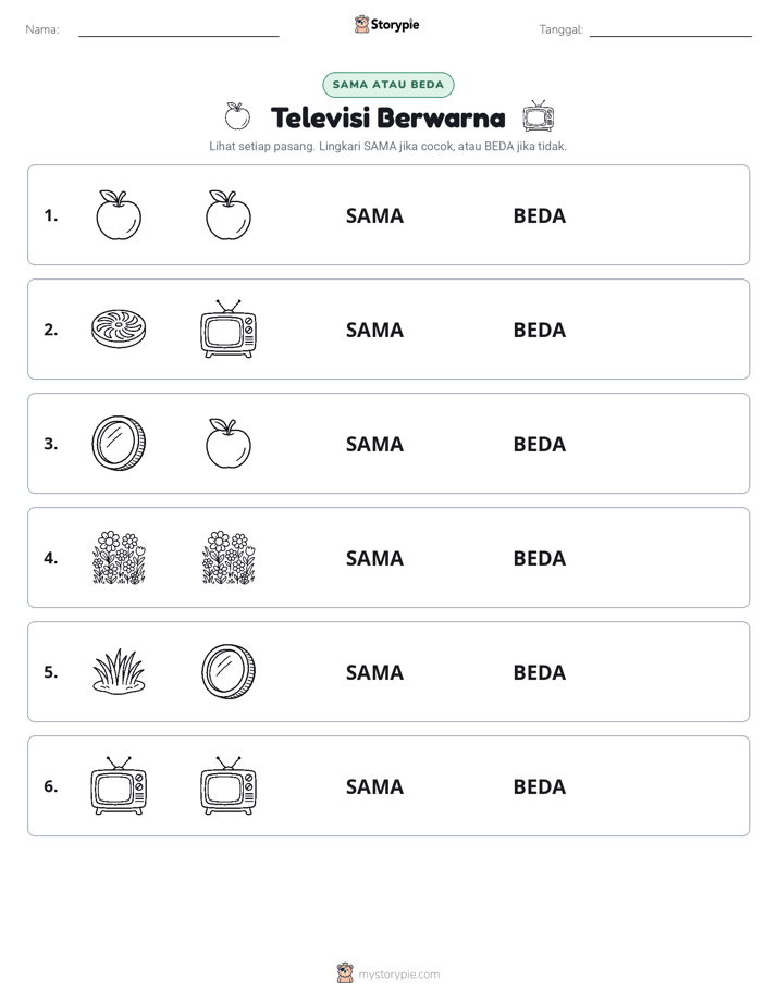 Sama atau Berbeda