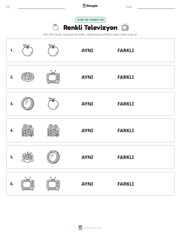 Aynı mı Farklı mı