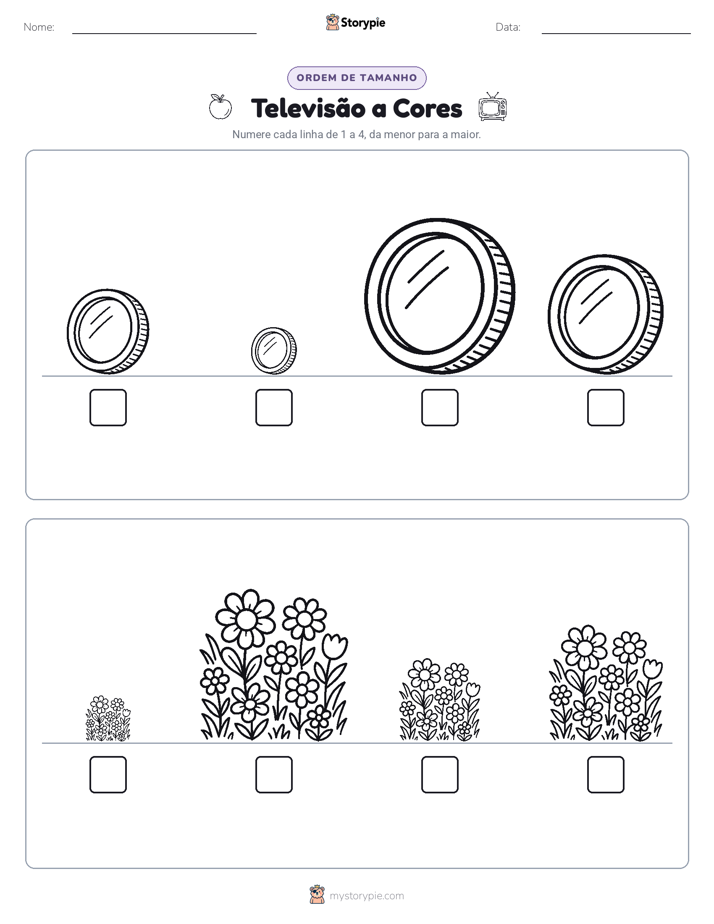 Ordem de Tamanho
