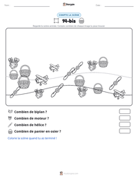 Aperçu de la feuille de travail imprimable 14-bis
