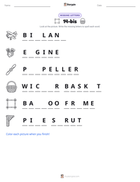 14-bis printable worksheet preview