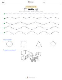 Podgląd drukowalnego arkusza ćwiczeń 14-bis