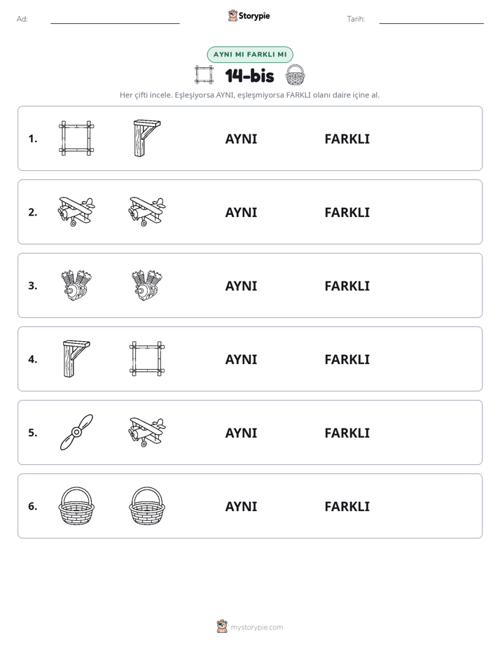 Aynı mı Farklı mı