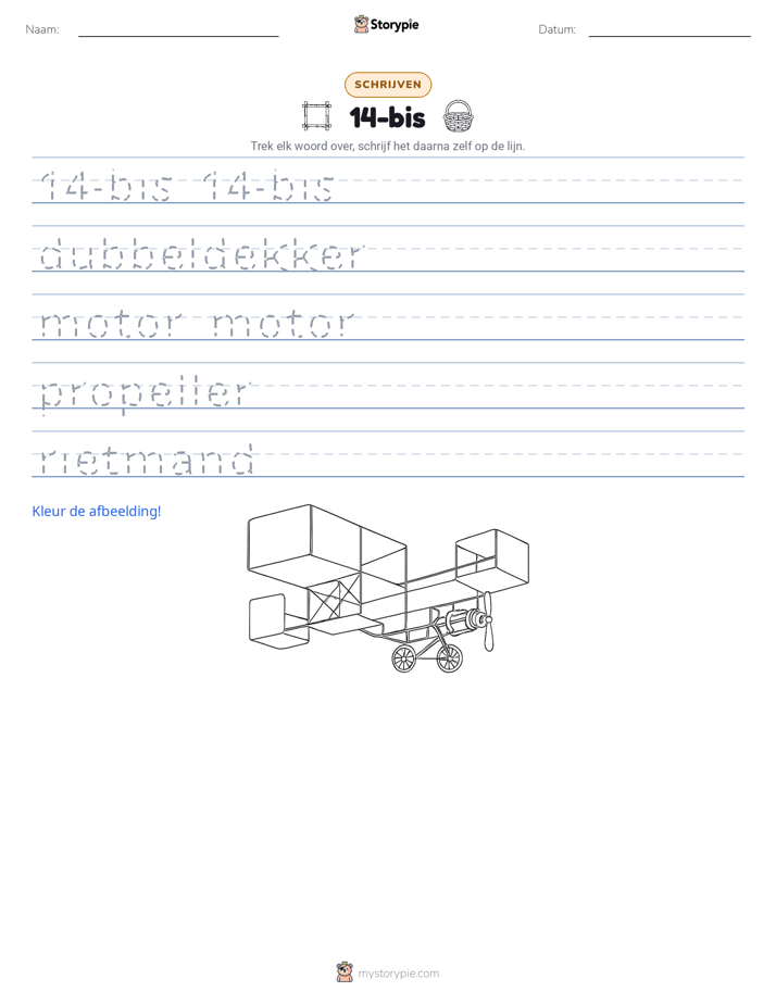 Schrijf Oefening