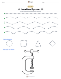 Inca Road System printable worksheet preview