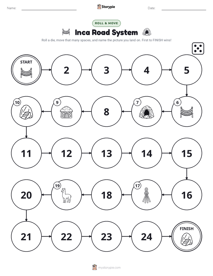 Roll & Move Game