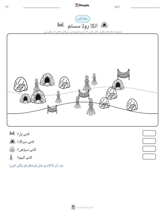 گنتی کا منظر
