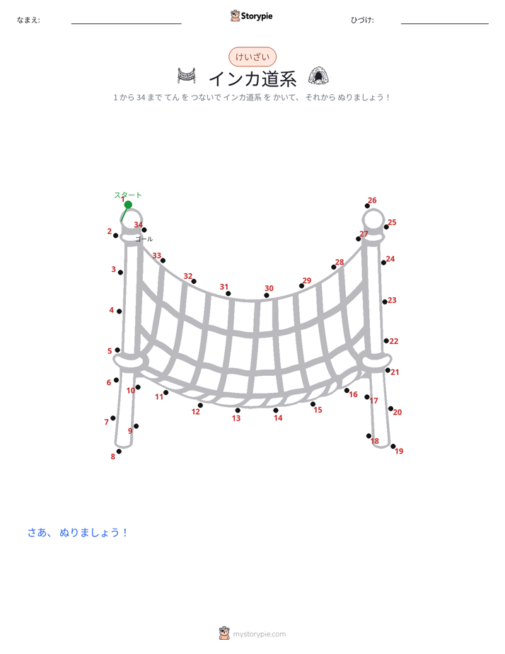 点つなぎ
