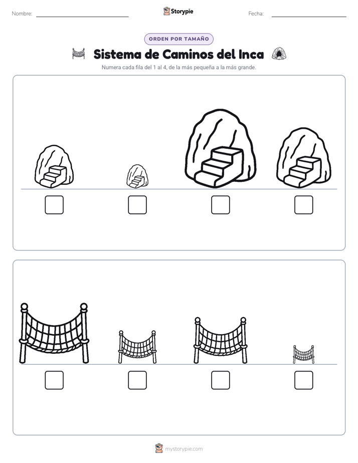 Orden de Tamaños