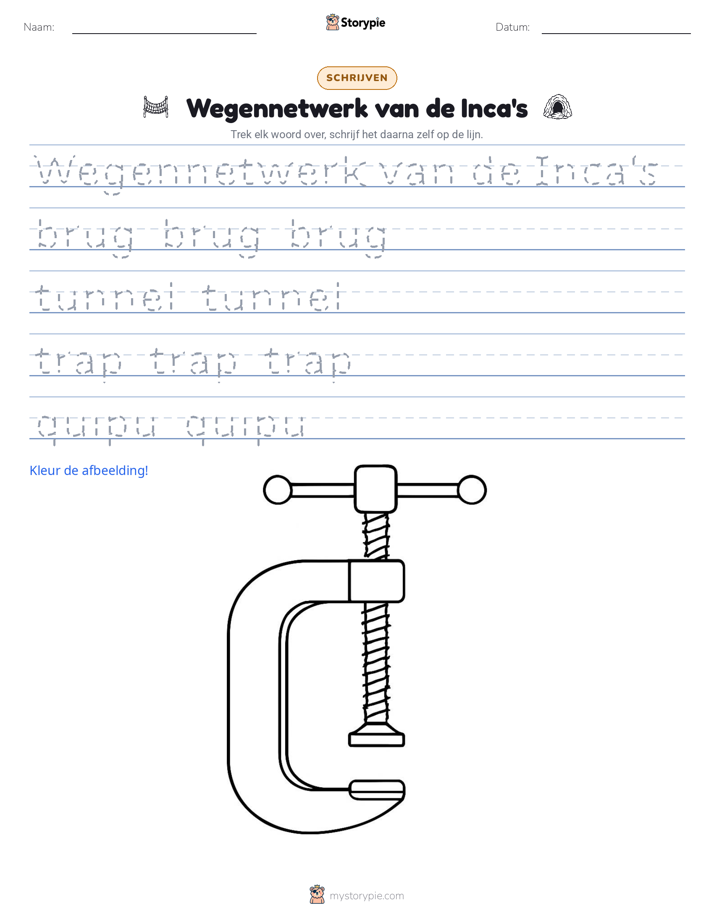 Schrijf Oefening