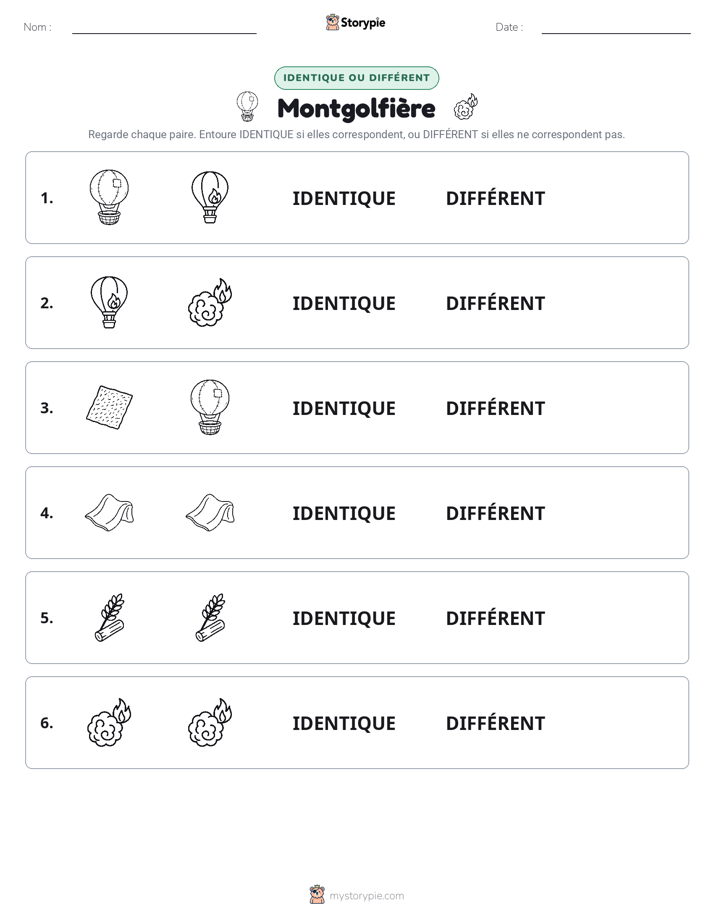 Identique ou Différent