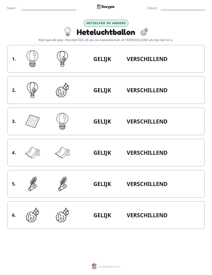 Zelfde of Verschillend