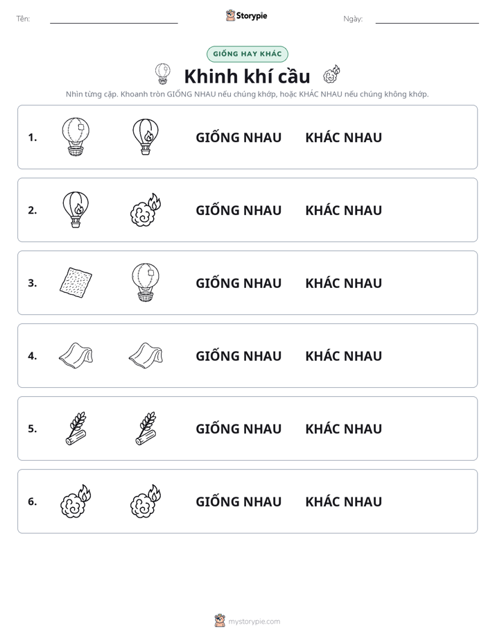 Giống Hay Khác
