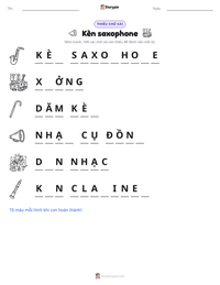 Xem trước tài liệu in sẵn Kèn saxophone