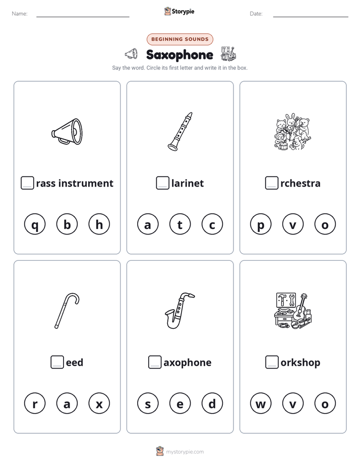 Beginning Sounds