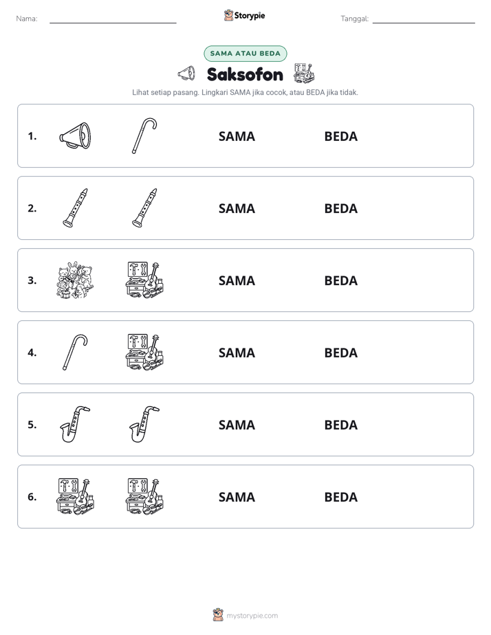 Sama atau Berbeda