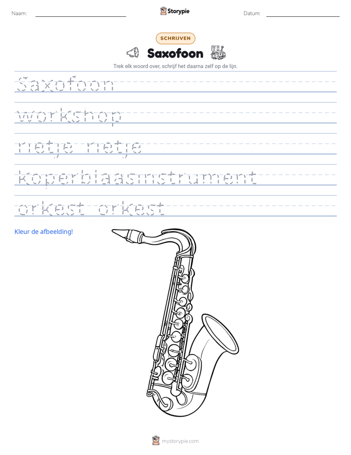 Schrijf Oefening