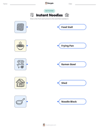 Instant Noodles printable worksheet preview