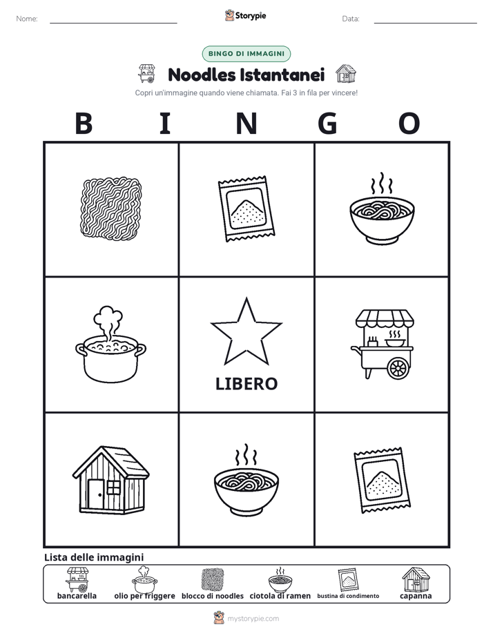 Bingo delle Immagini