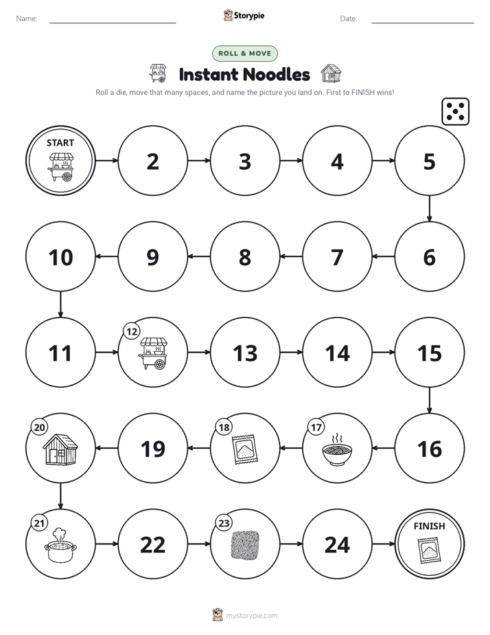 Roll & Move Game