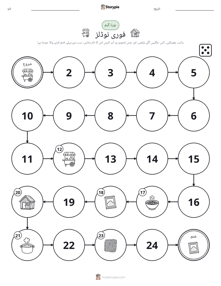 رول اور منتقل کریں کھیل